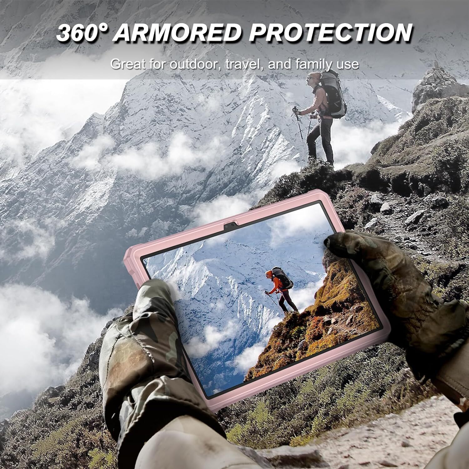 Shockproof Case for Samsung Galaxy Tab A9 Plus 11" (2023) Rugged Kickstand Cover