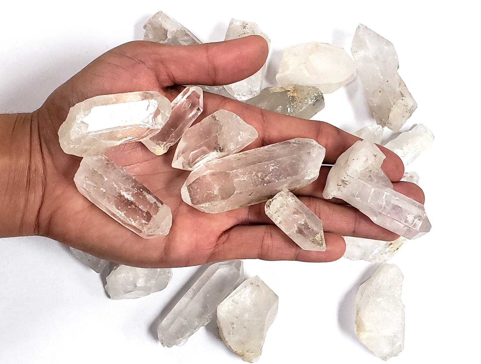 Quartz Crystal Bulk 1 LB - 2 LBS - Wholesale Quartz Crystal Points