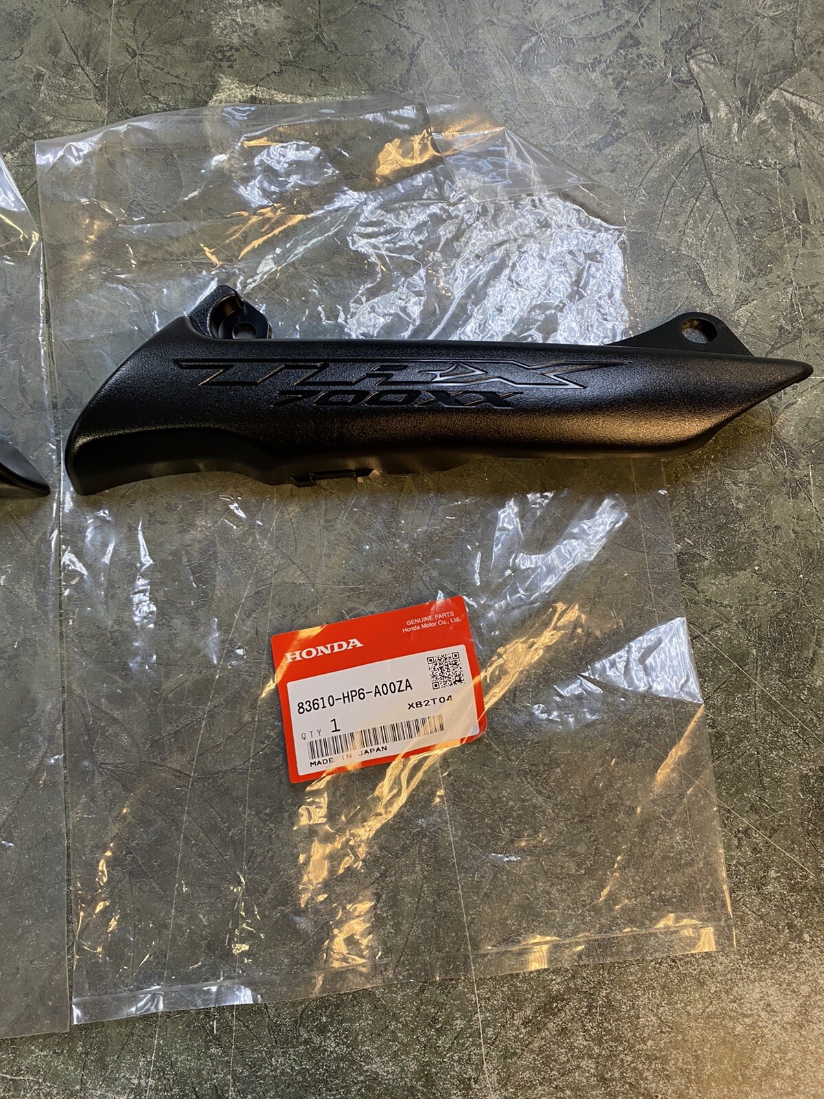 2008-2009 Honda TRX700XX TRX700 Left & Right Upper Frame Pipe Cover Guards OEM