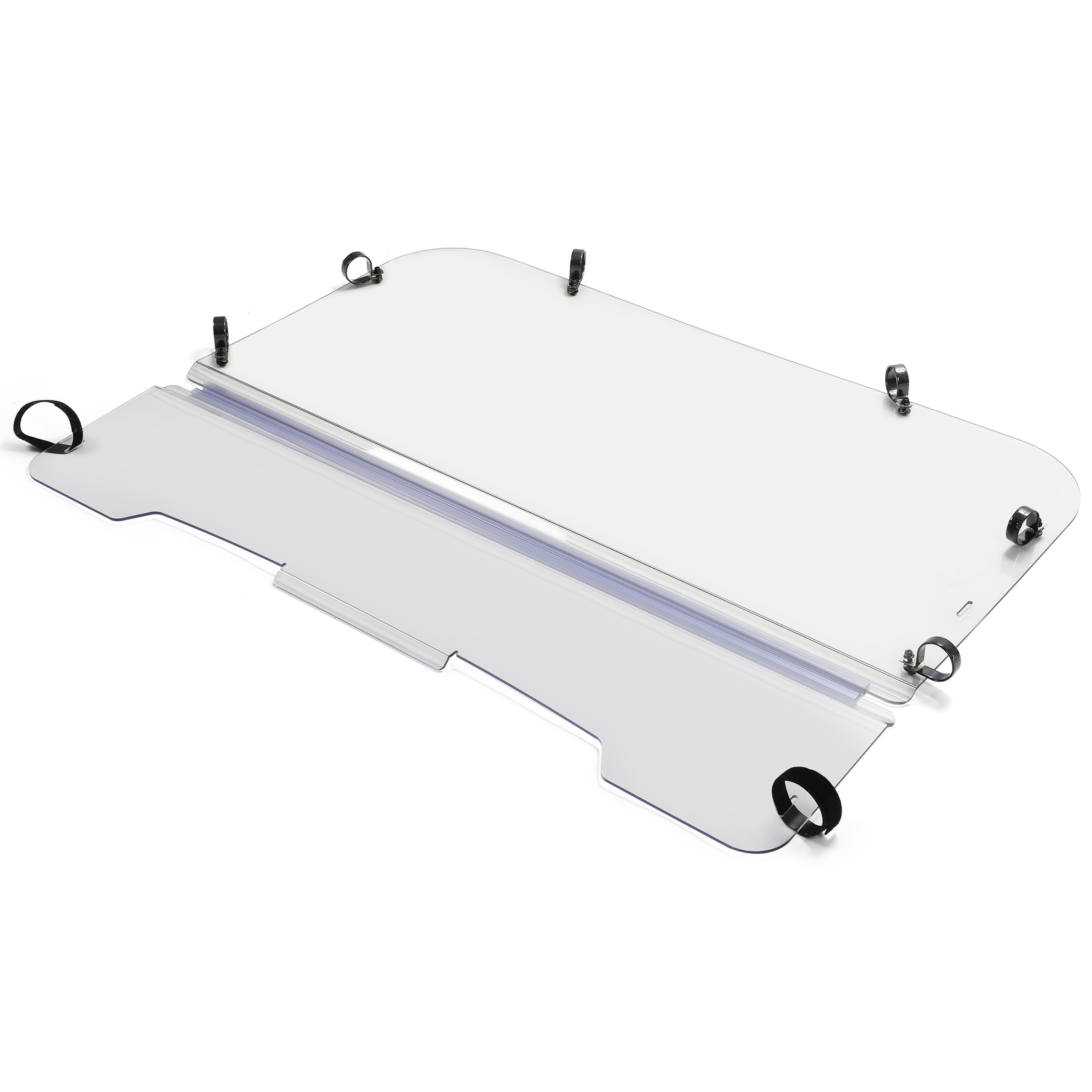 Front Clear Fold Full Windshield For 2001-2008 Kawasaki Mule 3000 & 3010