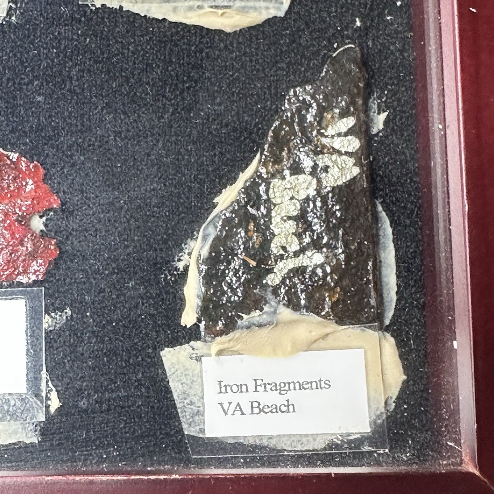 25+ Shipwreck Artifacts in Display Case USS Olympia Pocahontas Civil War Era