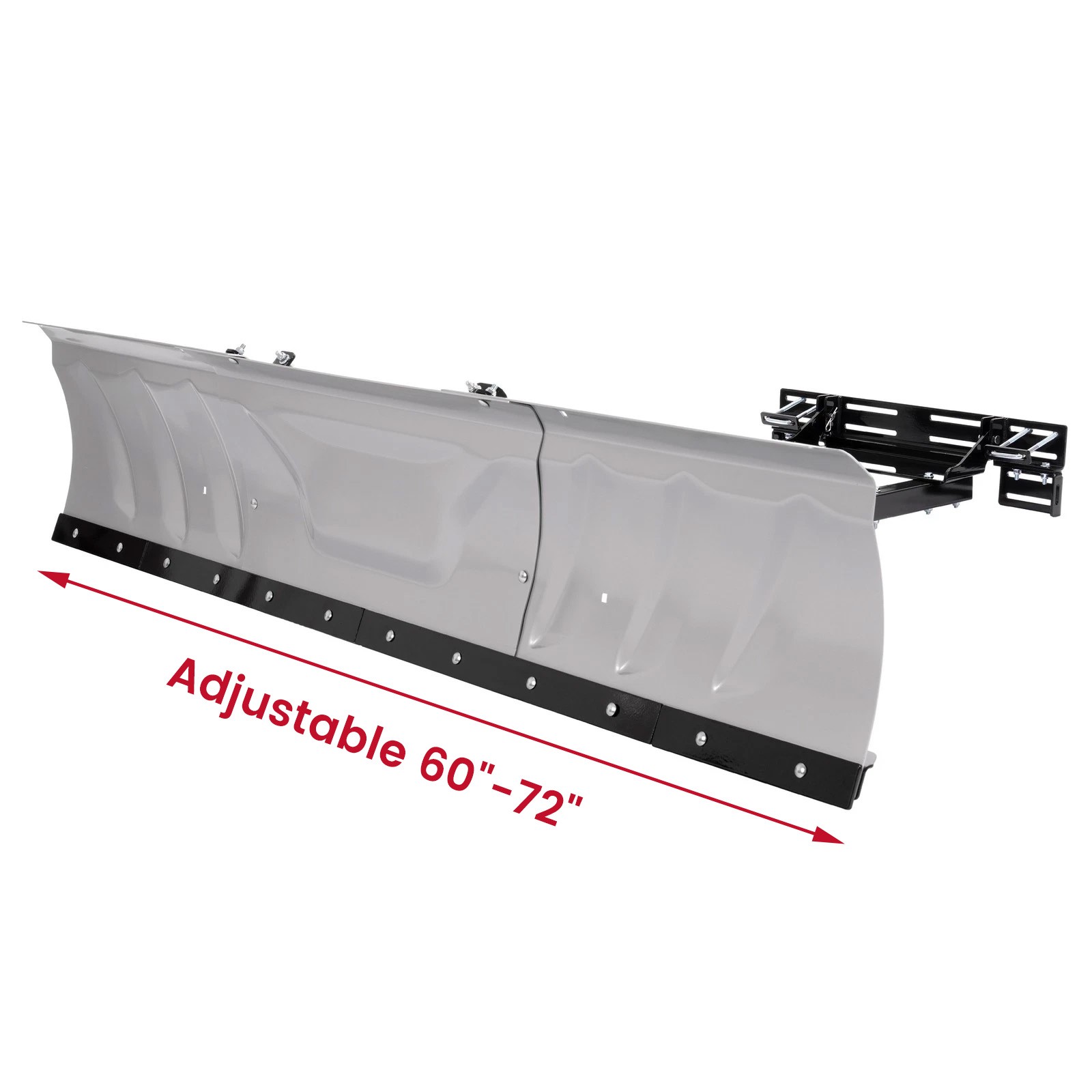 60"-72" Adjustable Width Snow Plow Blade Switchblade Plow For ATV UTV Universal