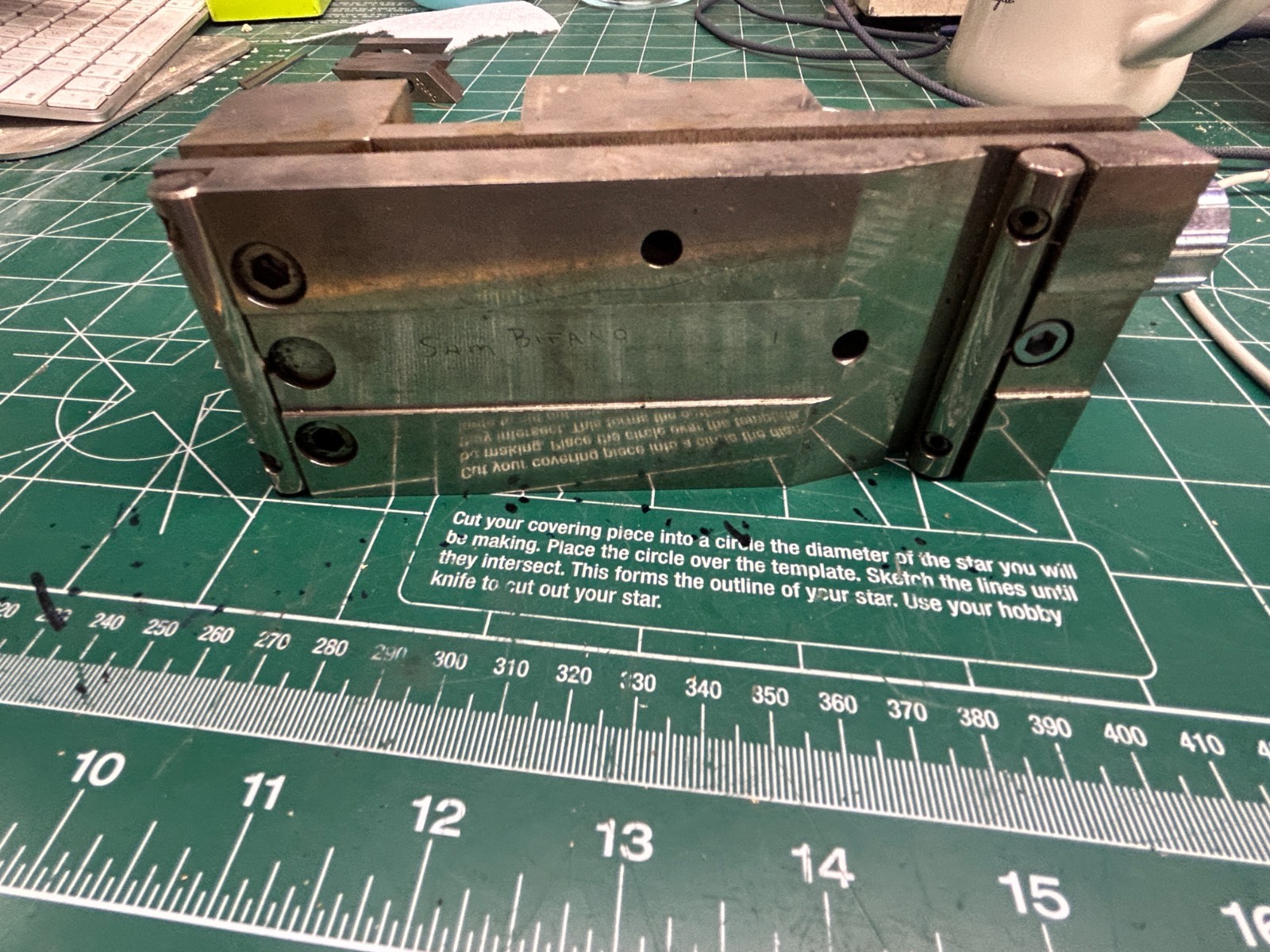 MACHINIST HmSh LATHE MILL 2 1/2" Tool Makers Precision Sine Vise Grinding