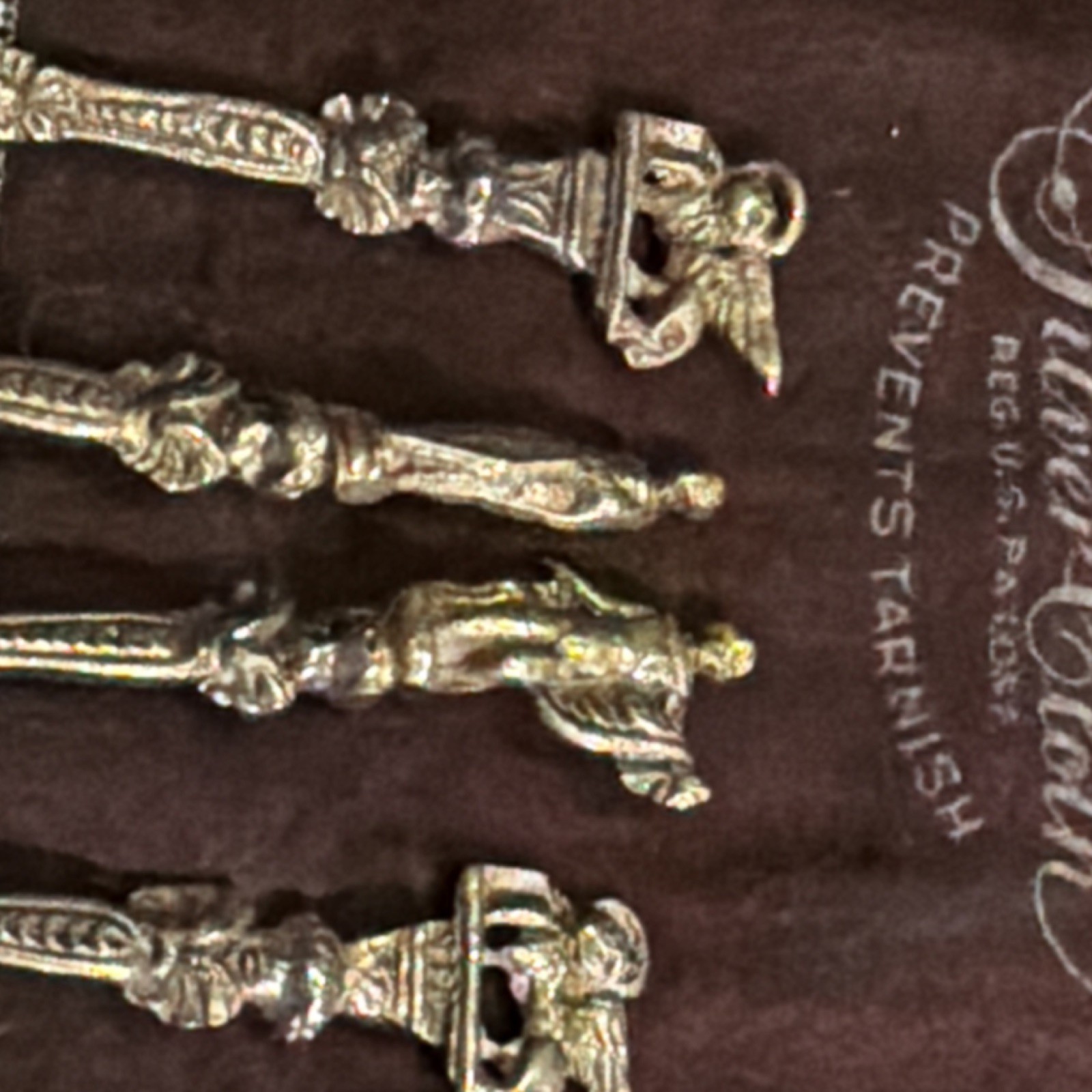 Set of 12 Antique vintage Italian demitasse spoons.