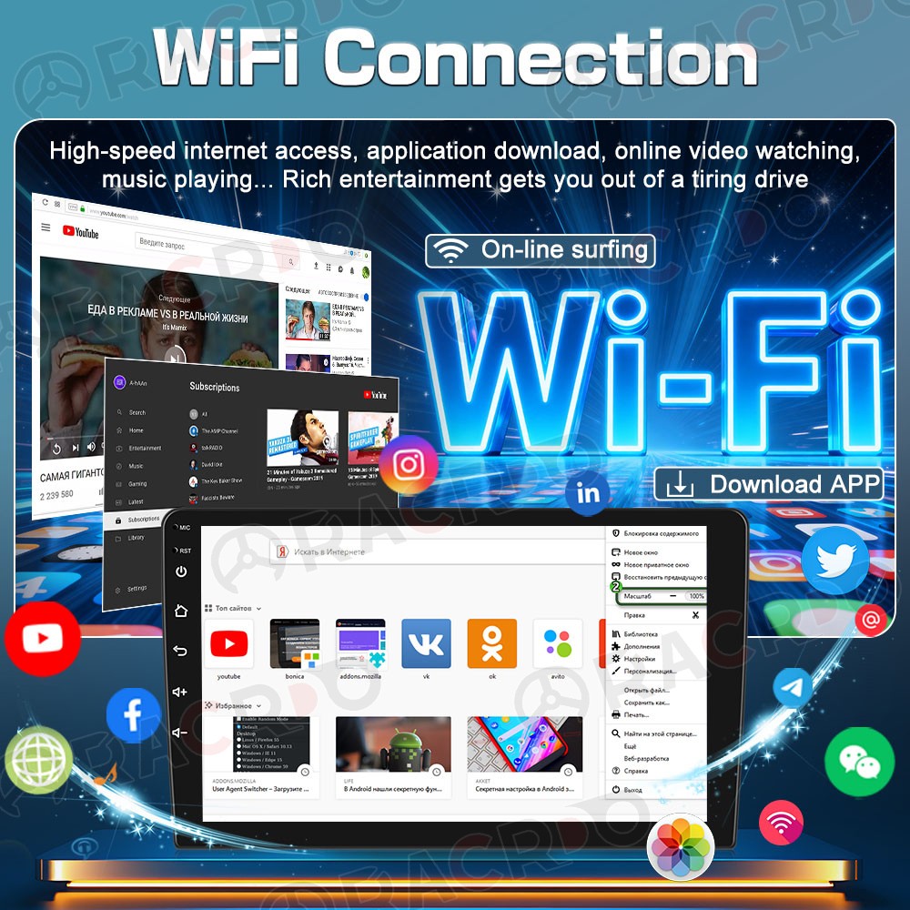 64G For Toyota Corolla 2003-2008 Car Stereo Radio Carplay Android15 GPS WIFI SWC