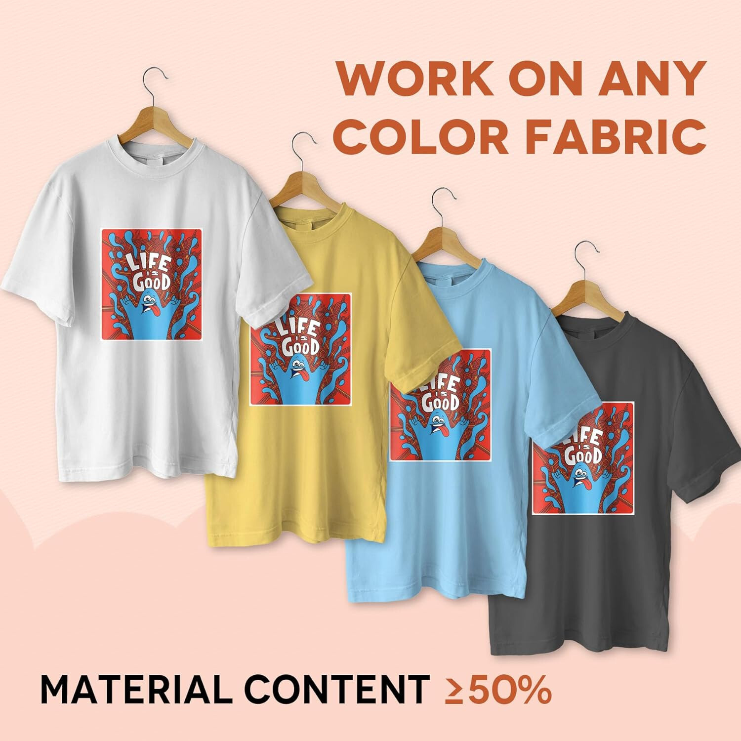 A-SUB Inkjet Printable Heat Transfer Paper 11x17 Iron-On Dark Fabric 10 Sheets