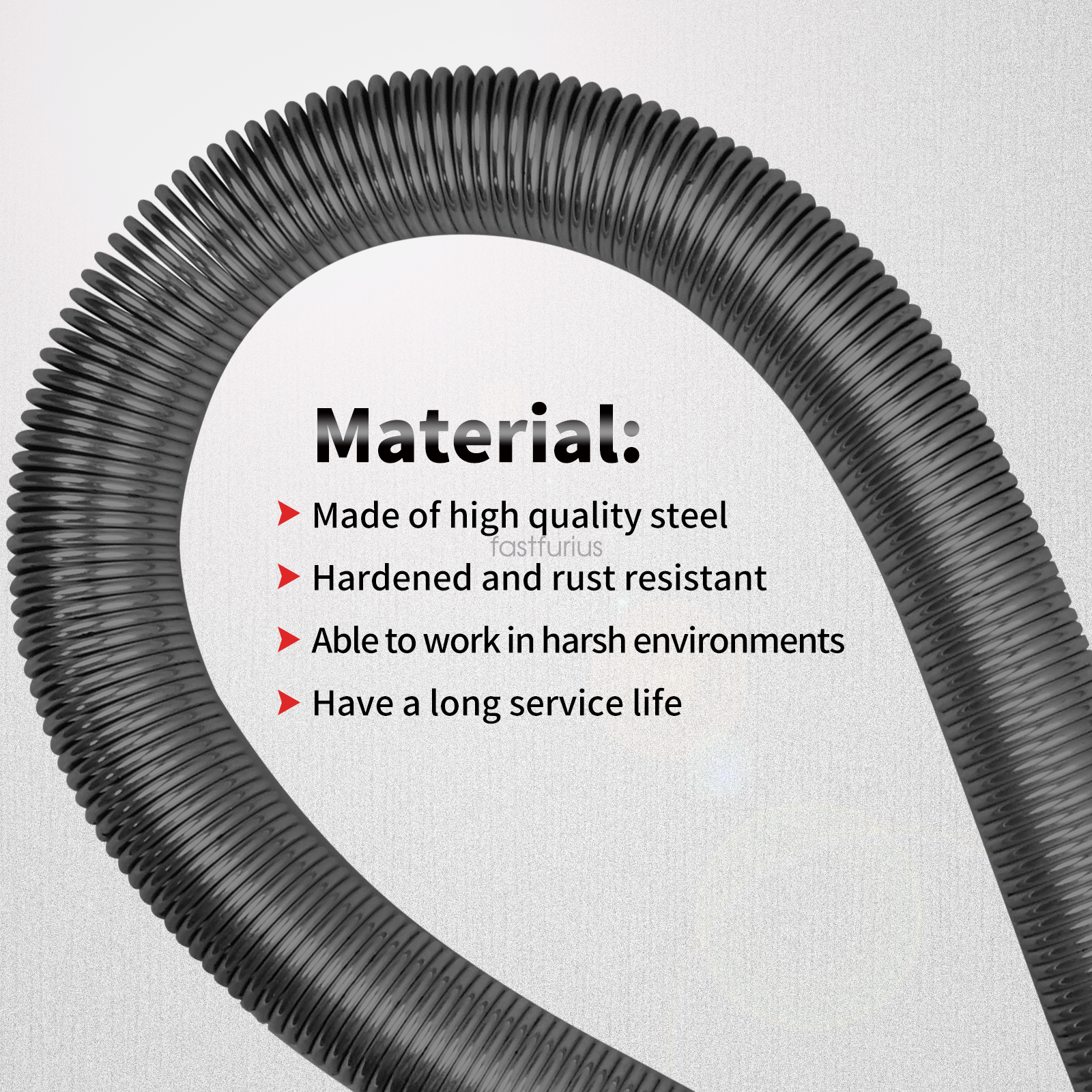 2x Length 40" Post Driver Spring for Shaver HD8 and Work Saver HPD 16 with Hooks