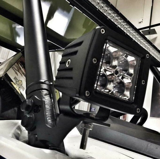 [SR] A Pillar LED Light Pod Mount bracket 14-up Polaris RZR XP 4 900 570 800 S