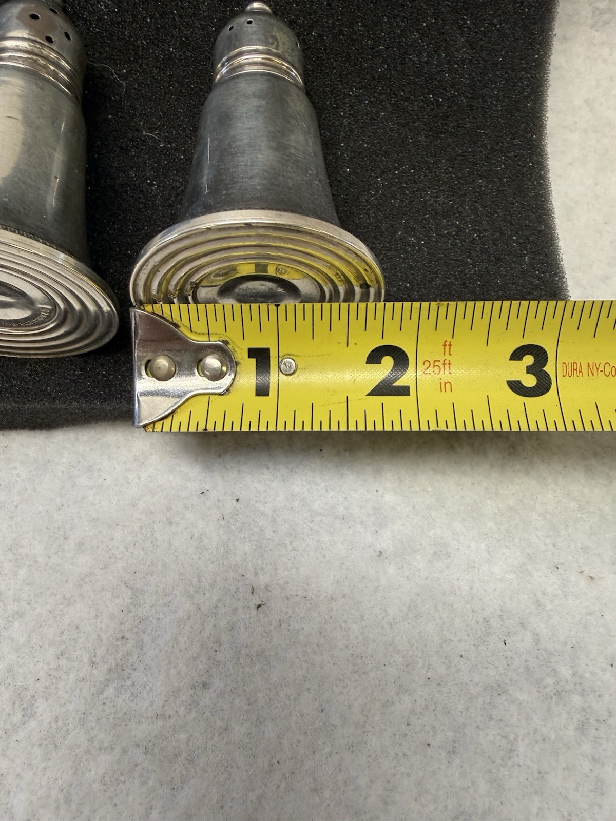 Sterling Silver Weighted Salt & Pepper Shakers