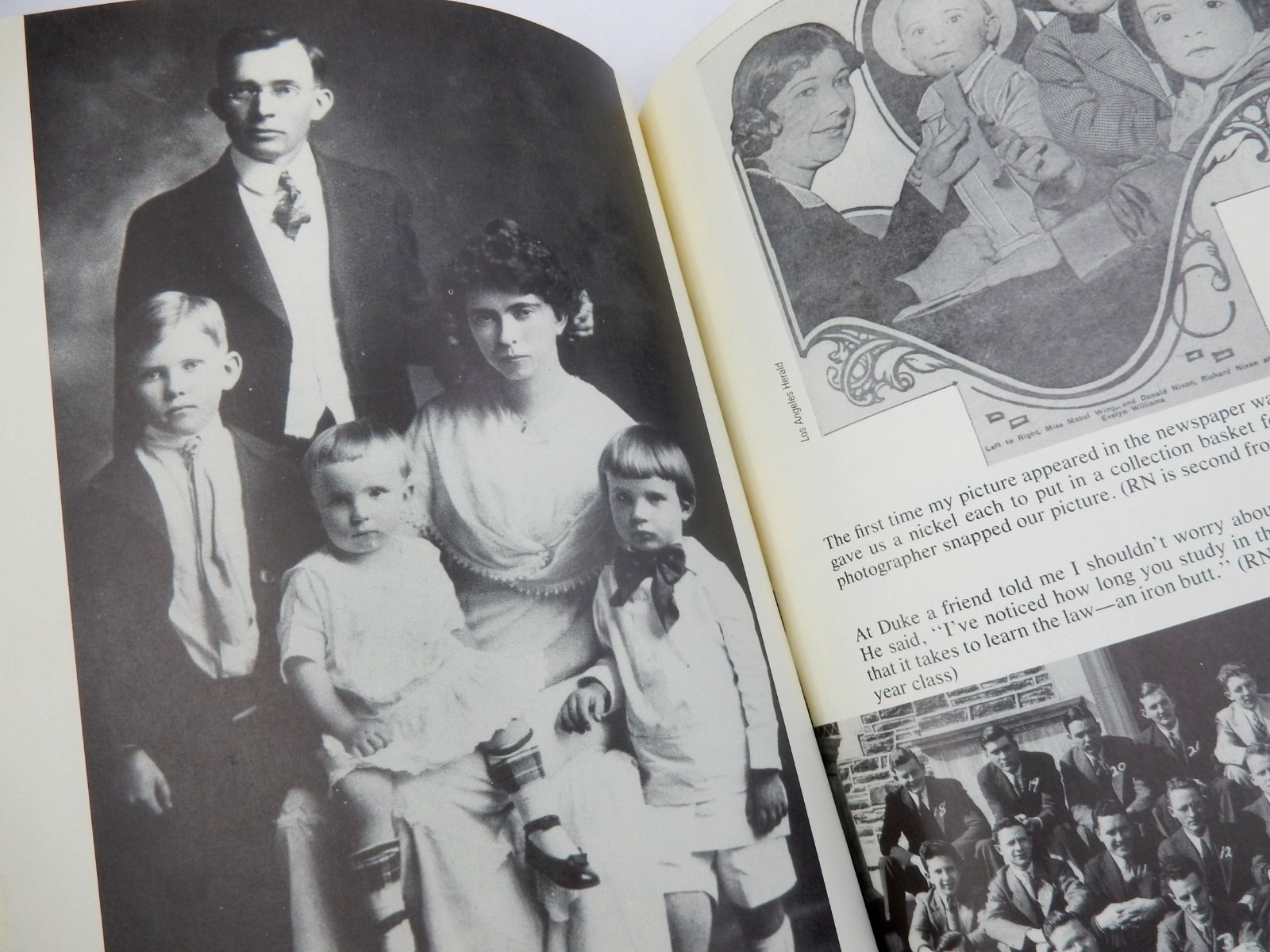 SIGNED PRESIDENT RICHARD NIXON HARDCOVER BOOK IN THE ARENA 1990 SIMON & SCHUSTER