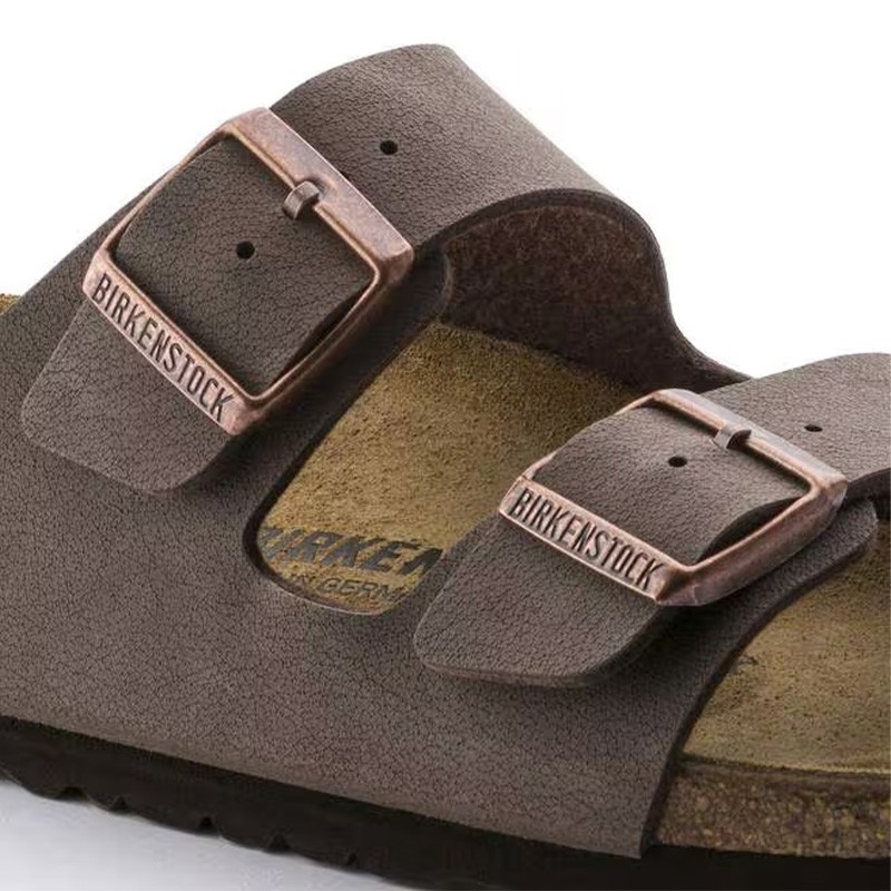 Birkenstock Arizona Mocha Birkibuc Leather Soft Footbed Sandals Select Size