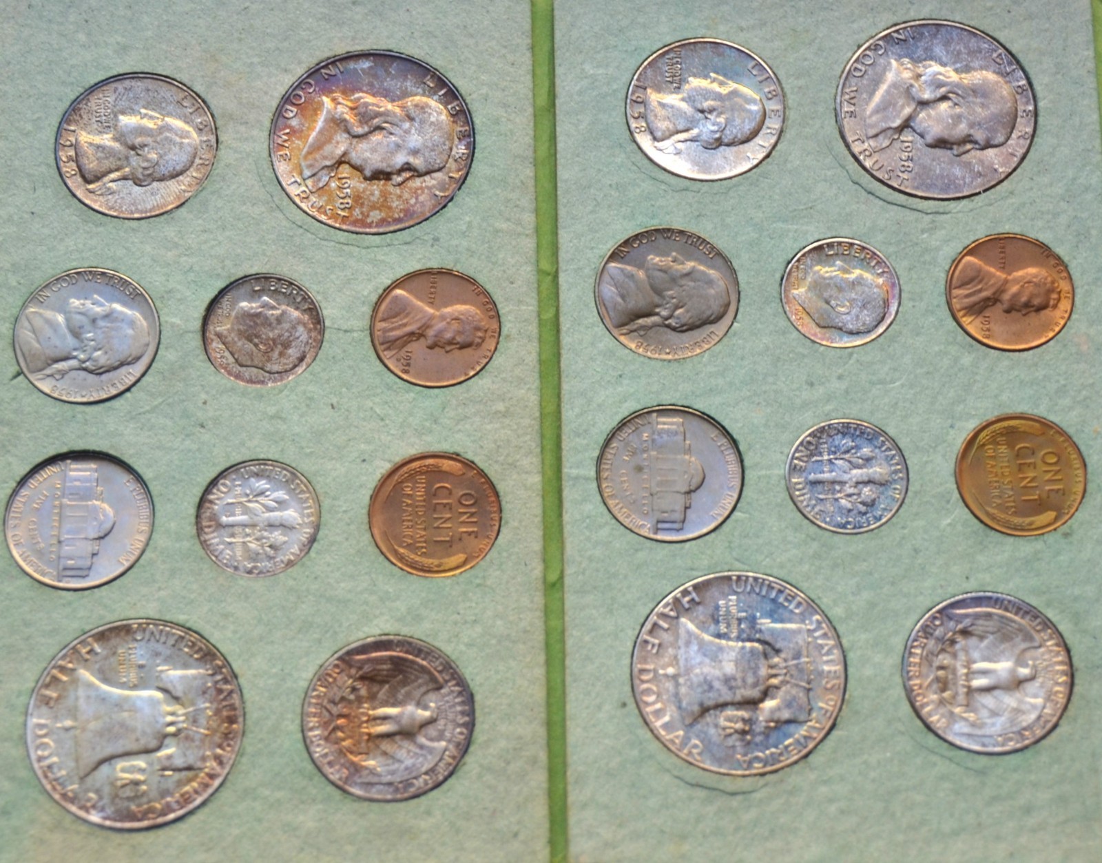 1958 Philadelphia & Denver Double Mint Sets