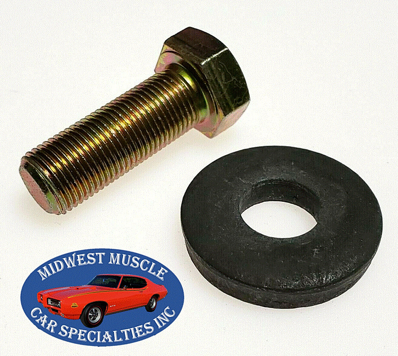 64-81 Pontiac Engine Crank Crankshaft Harmonic Balancer Bolt & Washer ZO