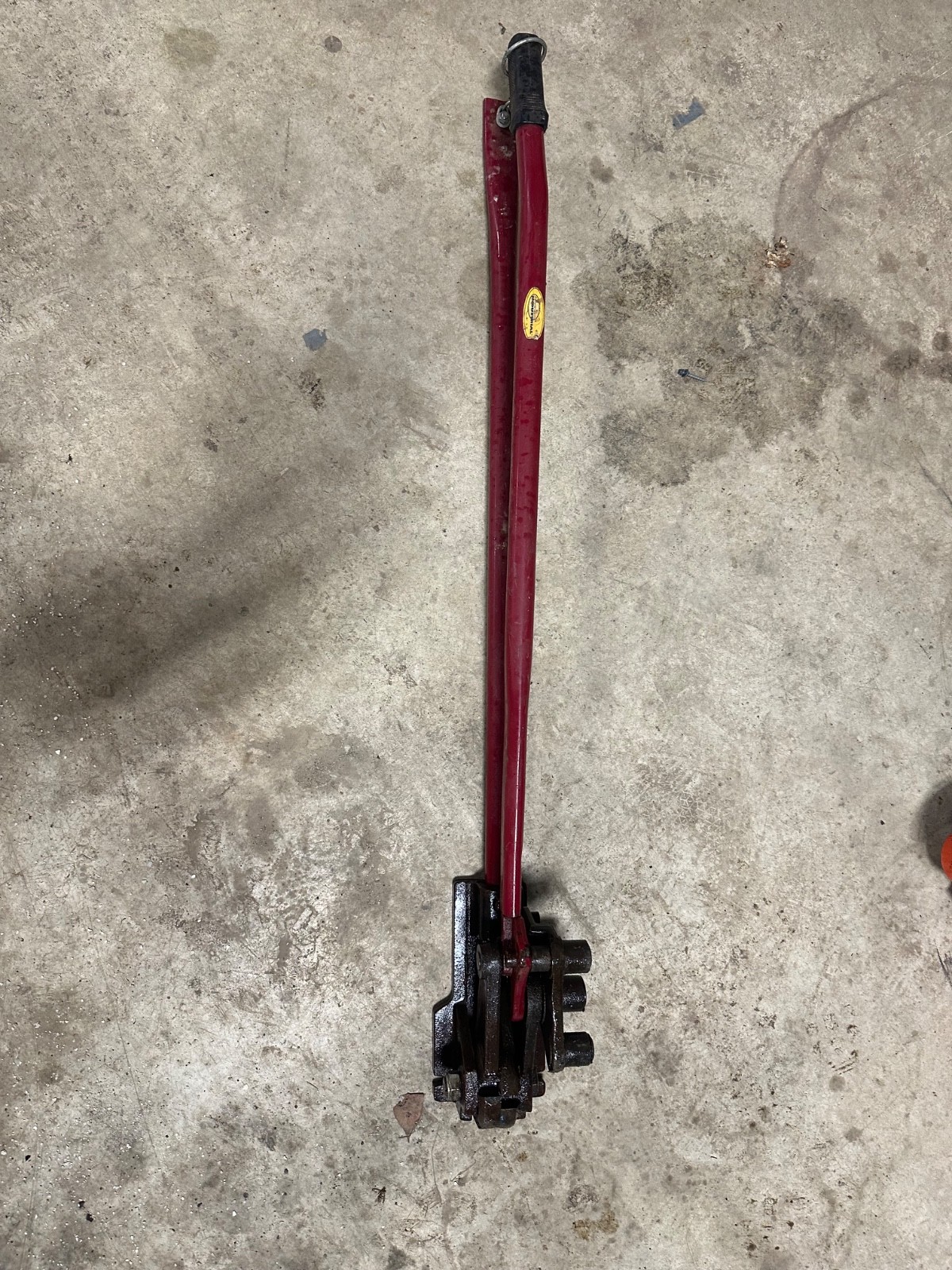 manual 1/2 inch rebar cutter bender