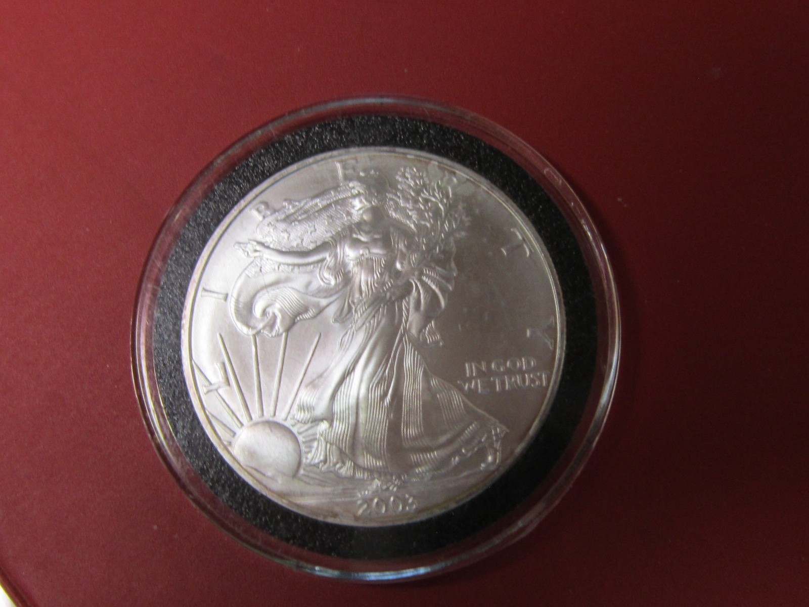 2003 American Silver Eagle 1 Ounce Gem Brilliant Uncirculated Coin See Photos