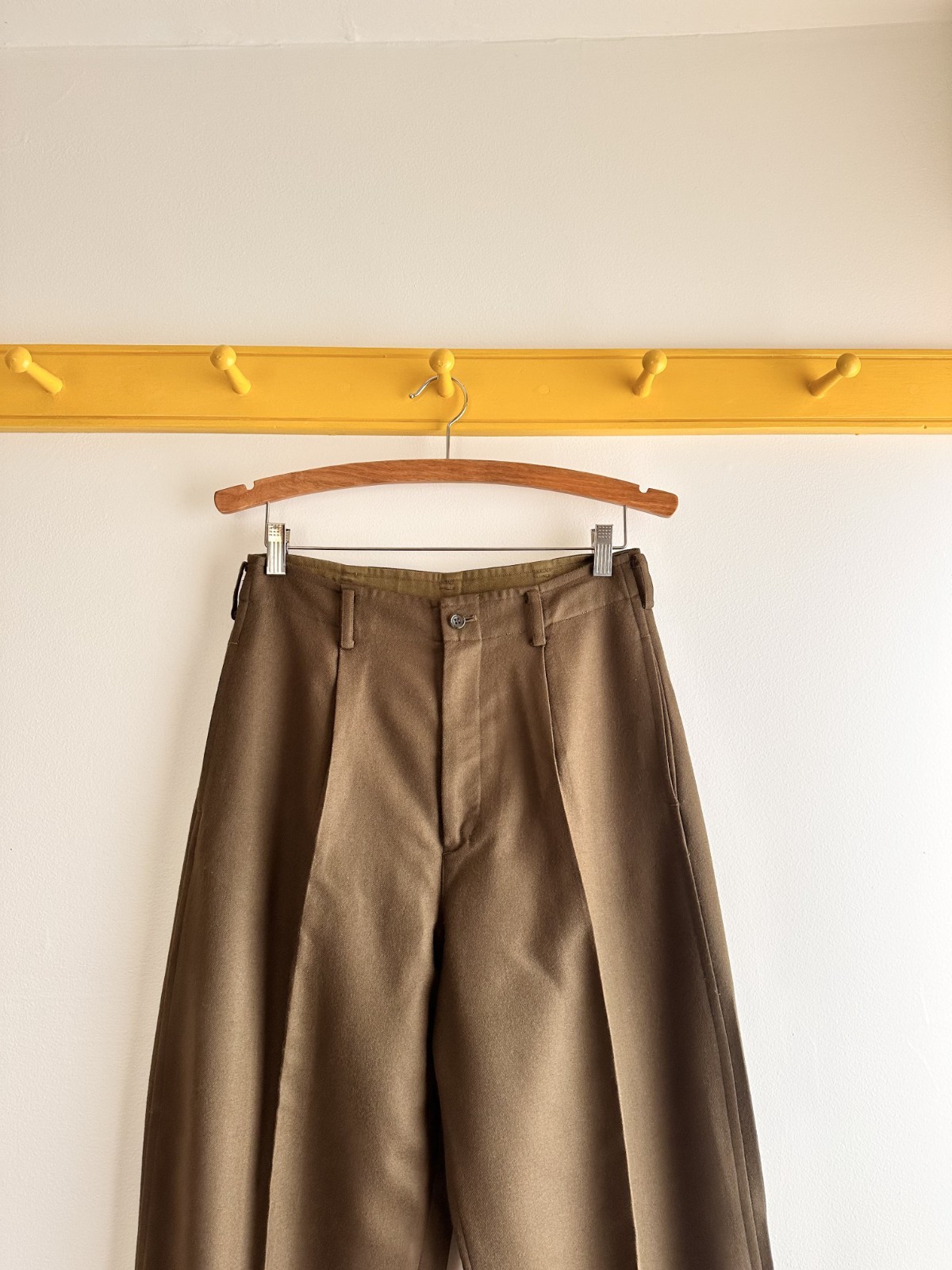 Vintage 90s HAI SPORTING GEAR x Issey Miyake wool trousers high waist mens 30