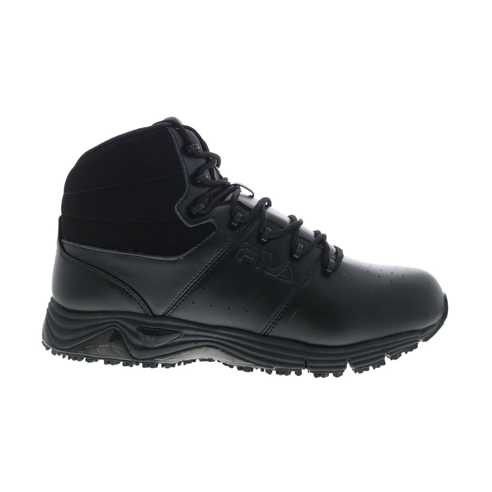 Fila Memory Breach Slip Resistant Steel Toe Mens Black Work & Safety Boots