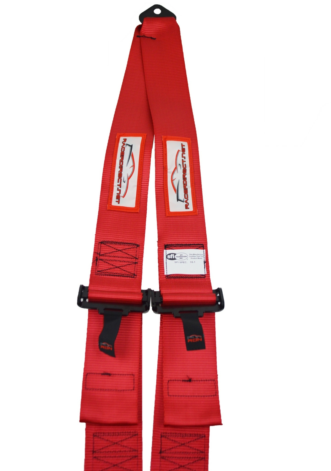 RACERDIRECT NHRA APPROVED SFI 16.1 RED RACING HARNESS LATCH&LINK V ROLLBAR MOUNT