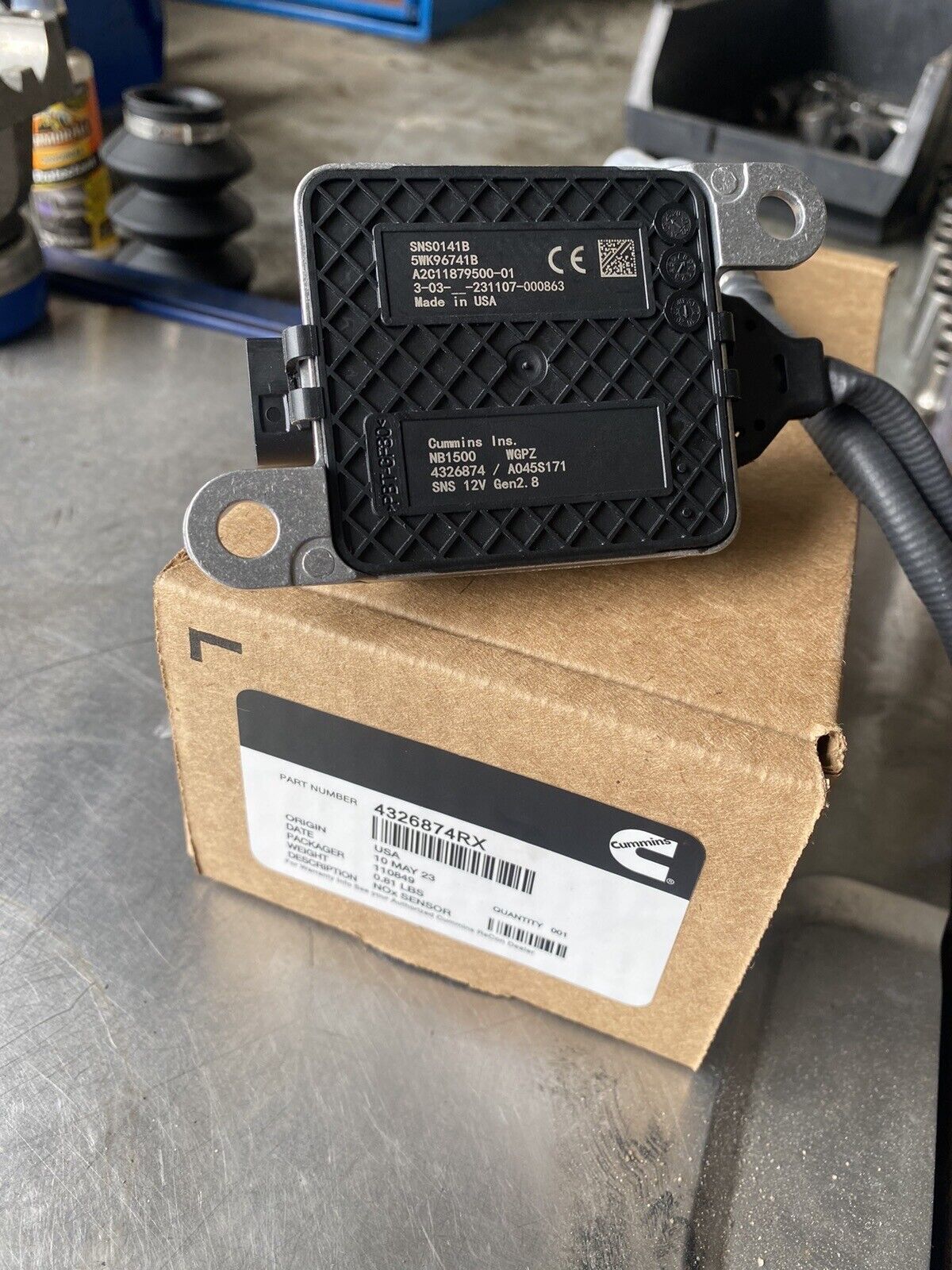 FOR CUMMINS NEW SENSOR NITROGEN OXIDE 4326874 SUPERCED P/N 4326874RX 11.0L 15.0L