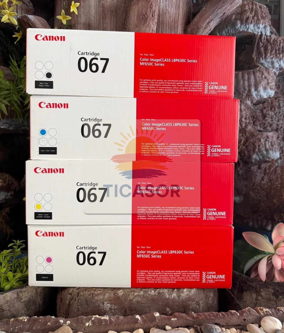 Canon 067 Toner Set Cartridge Black Cyan Yellow Magenta