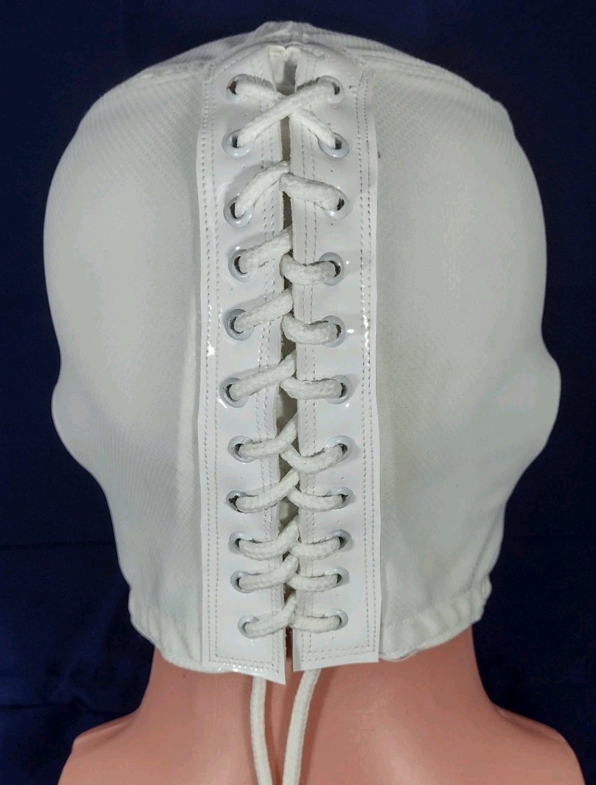 Atlantis CMLL. Semiprofesional Mask in White and Blue.