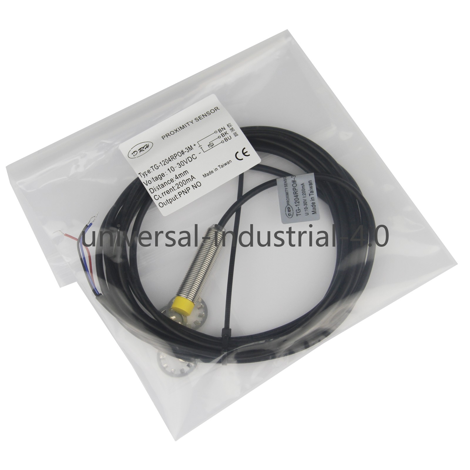 New DRH TG-1204RPO-3M Proximity Sensor