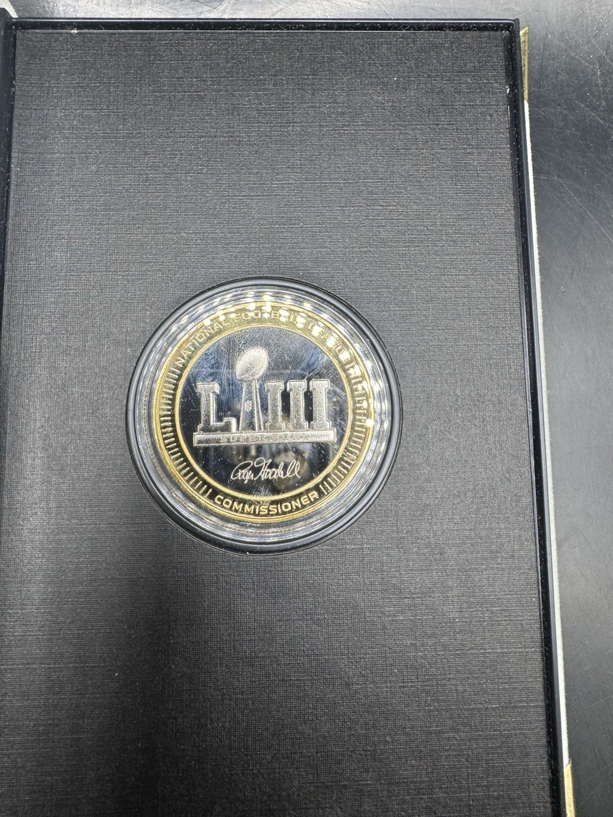 Highland Mint Official Flip Coin NE Patriots vs LA RAMS Super Bowl LIII 2019