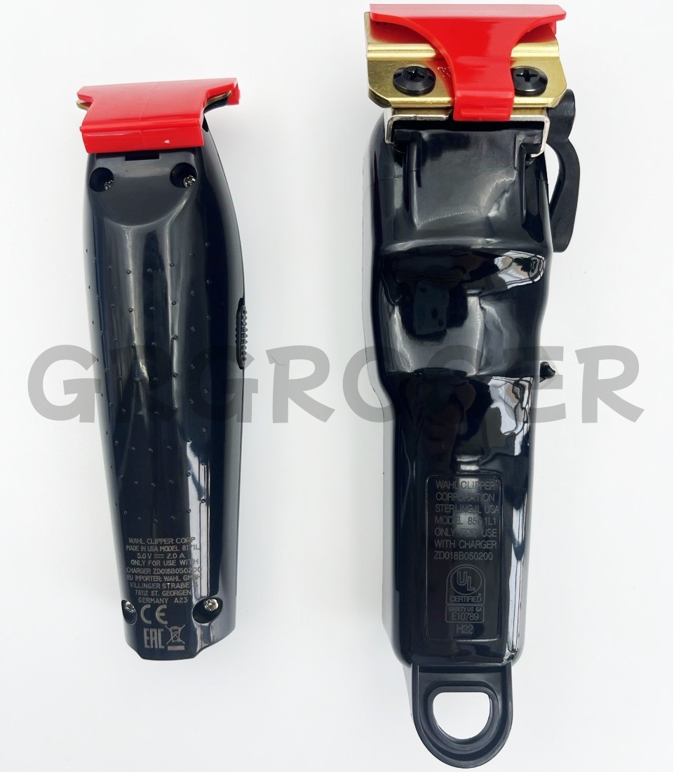 Wahl Cordless Barber Combo Black Magic Clip Clipper & Detailer Trimmer 3025397