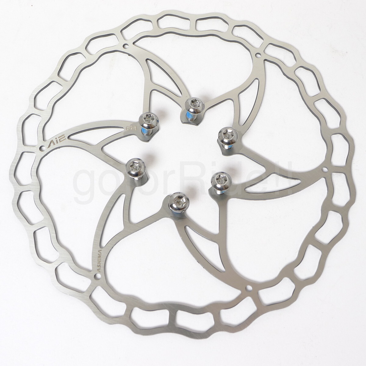 2x Ashima Ai2 Stainless Steel Ultra Light 160mm Bicycle Disc Brake Rotor 73g