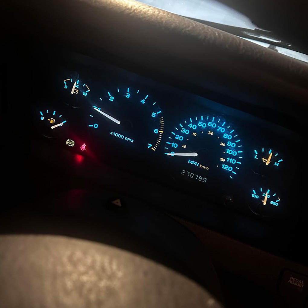 Gauge Cluster LED Dash Kit Ice Blue For Ford 1980-1986 F100 F150 F250 F350 Truck