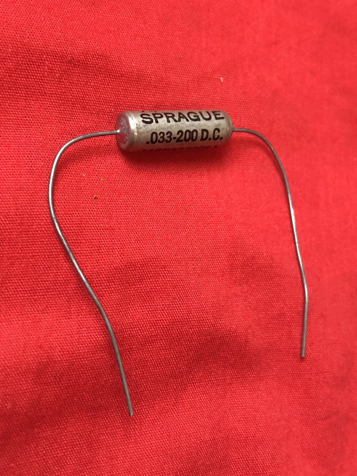 Sprague .033 uF 200V Vitamin Q PIO oil capacitor 118P tone cap audio grade 60s