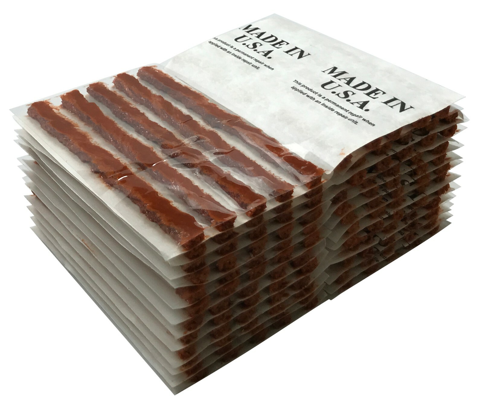 4" Tire Plug Insert String Tubeless Flat Tyre Repair Plugs 2500 Inserts Bulk Box