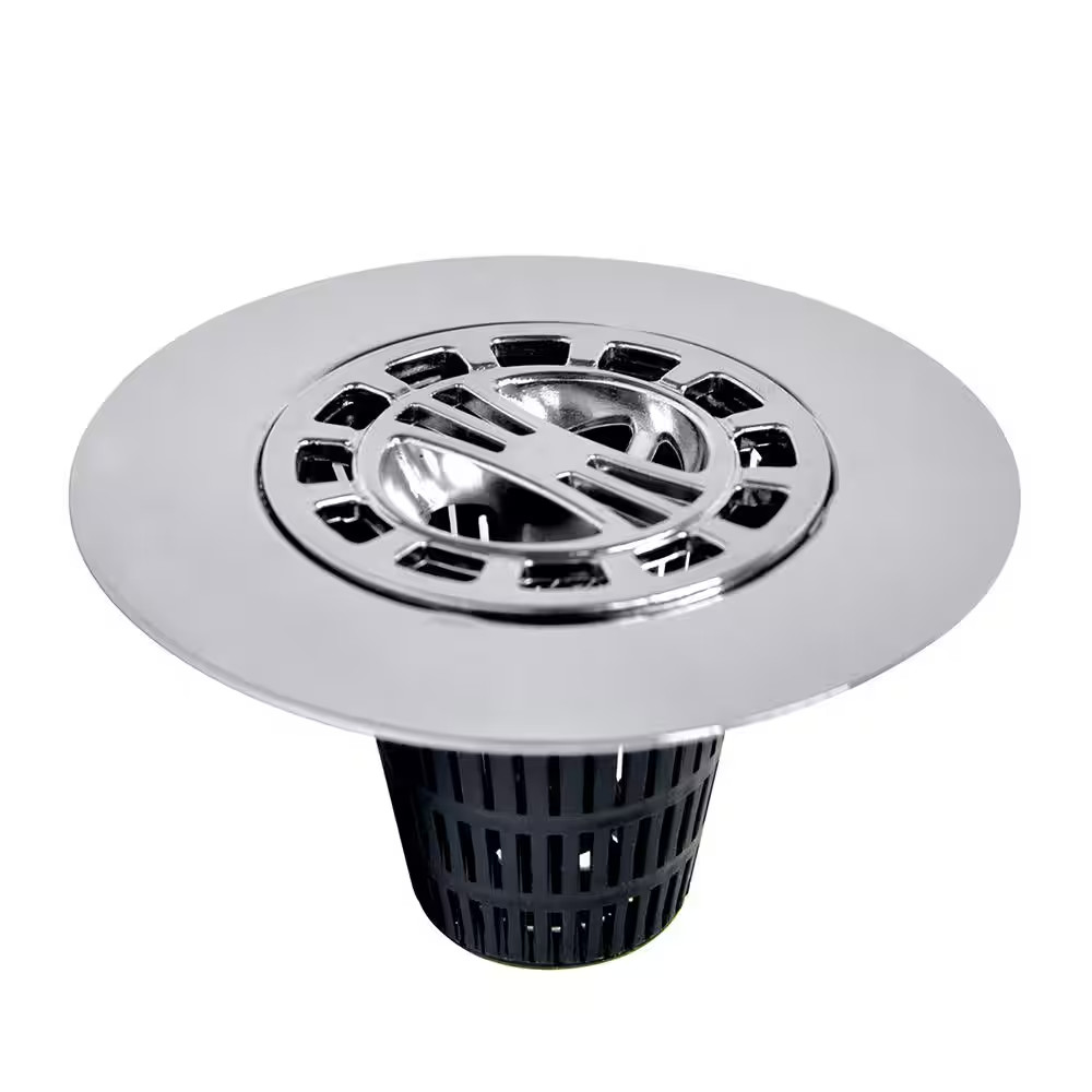 Hair Catcher for Shower Drain in Chrome