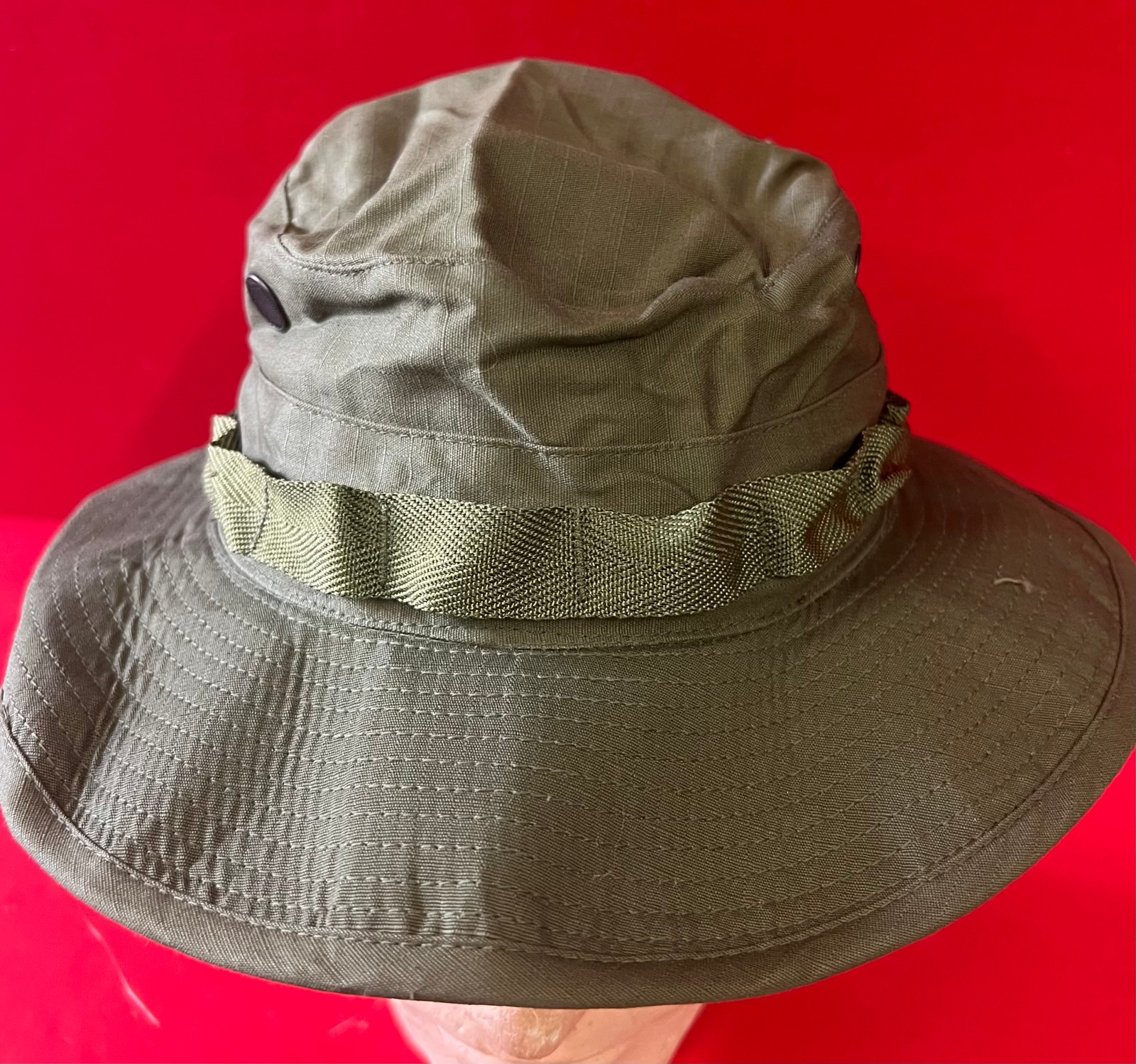 1969 US ARMY VIETNAM BOONIE HAT W/INSECT NET MINT CONDITION
