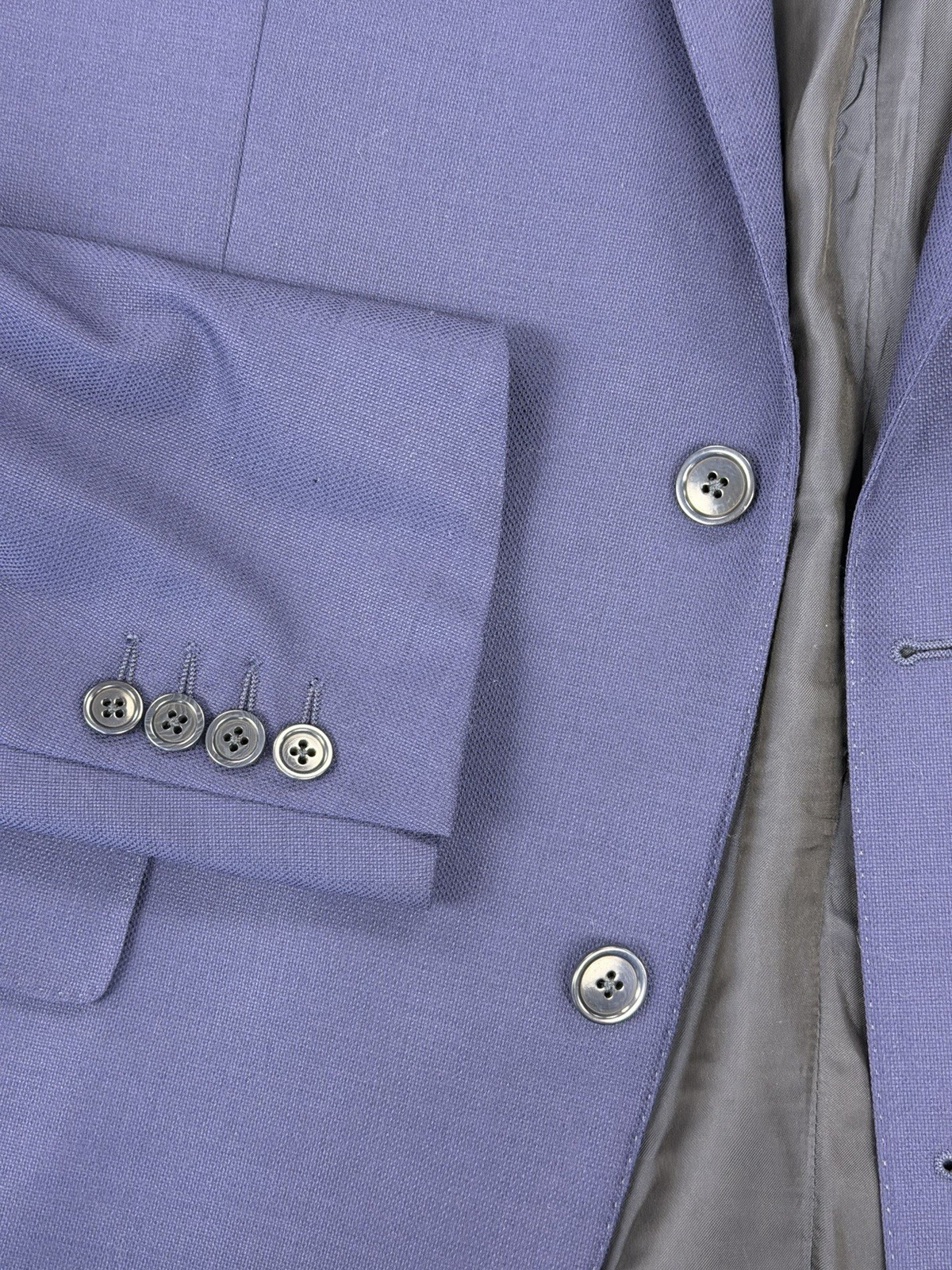 Ermenegildo Zegna Men's Dark Blue 100% Wool Blazer 40L $4,895 Switzerland Slim