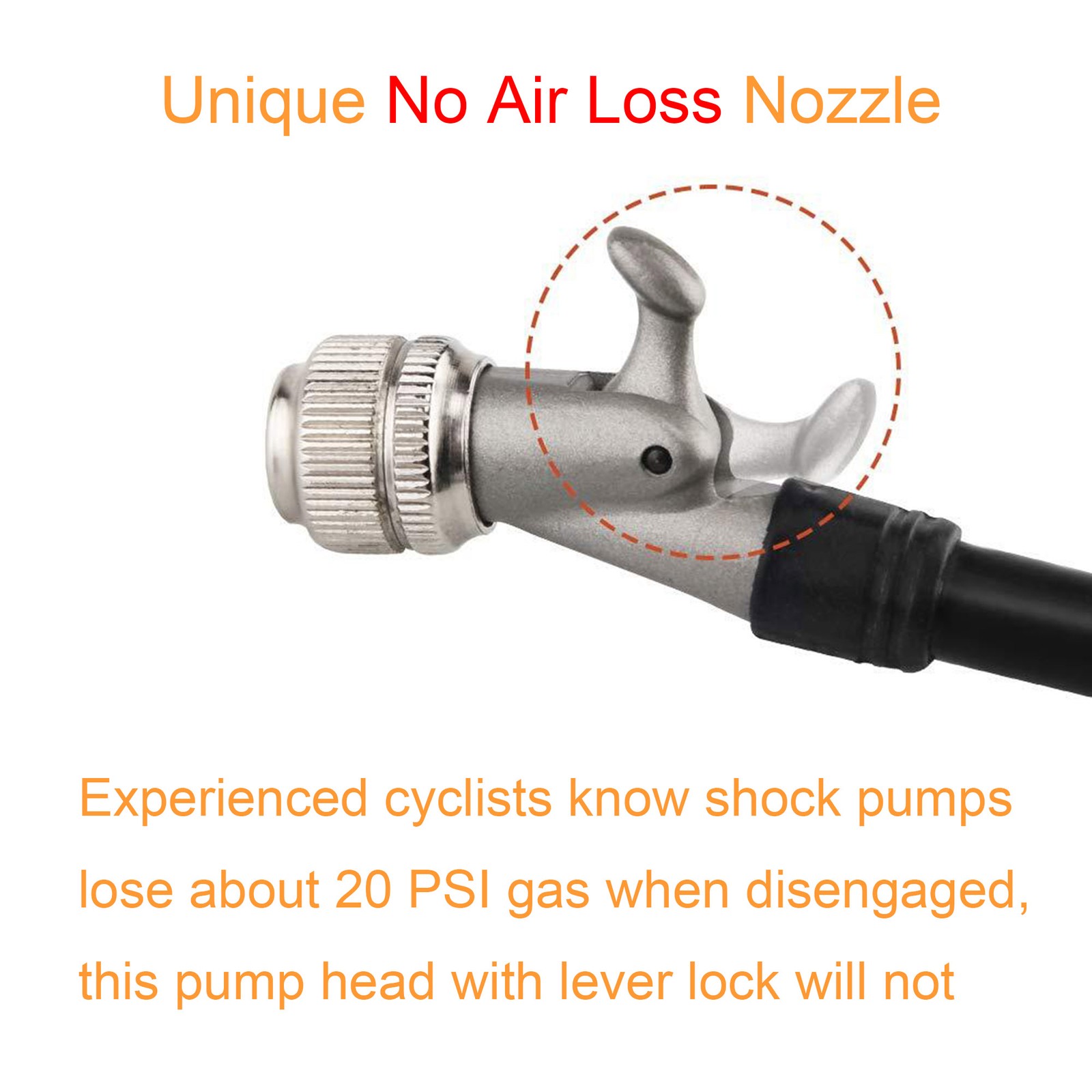 VENZO 300 PSI High Pressure Bike Bicycle Fork Shock Suspension Dual Face Pump