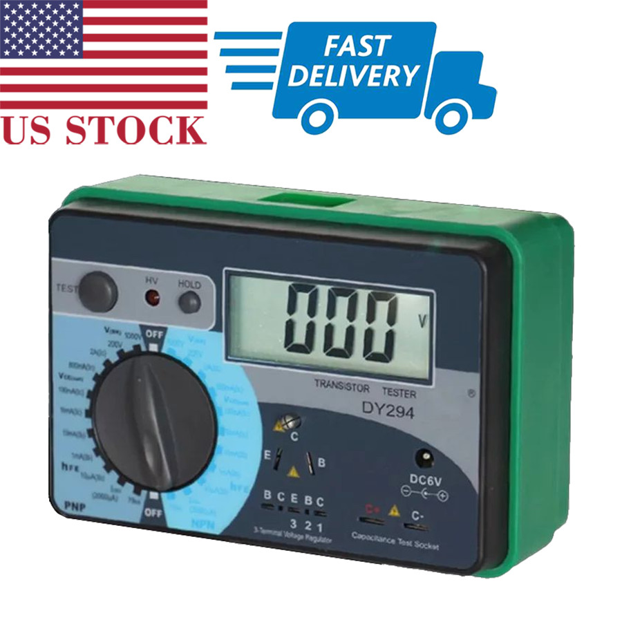 1pc New DUOYI DY294 Digital Transistor DC Parameter Tester US