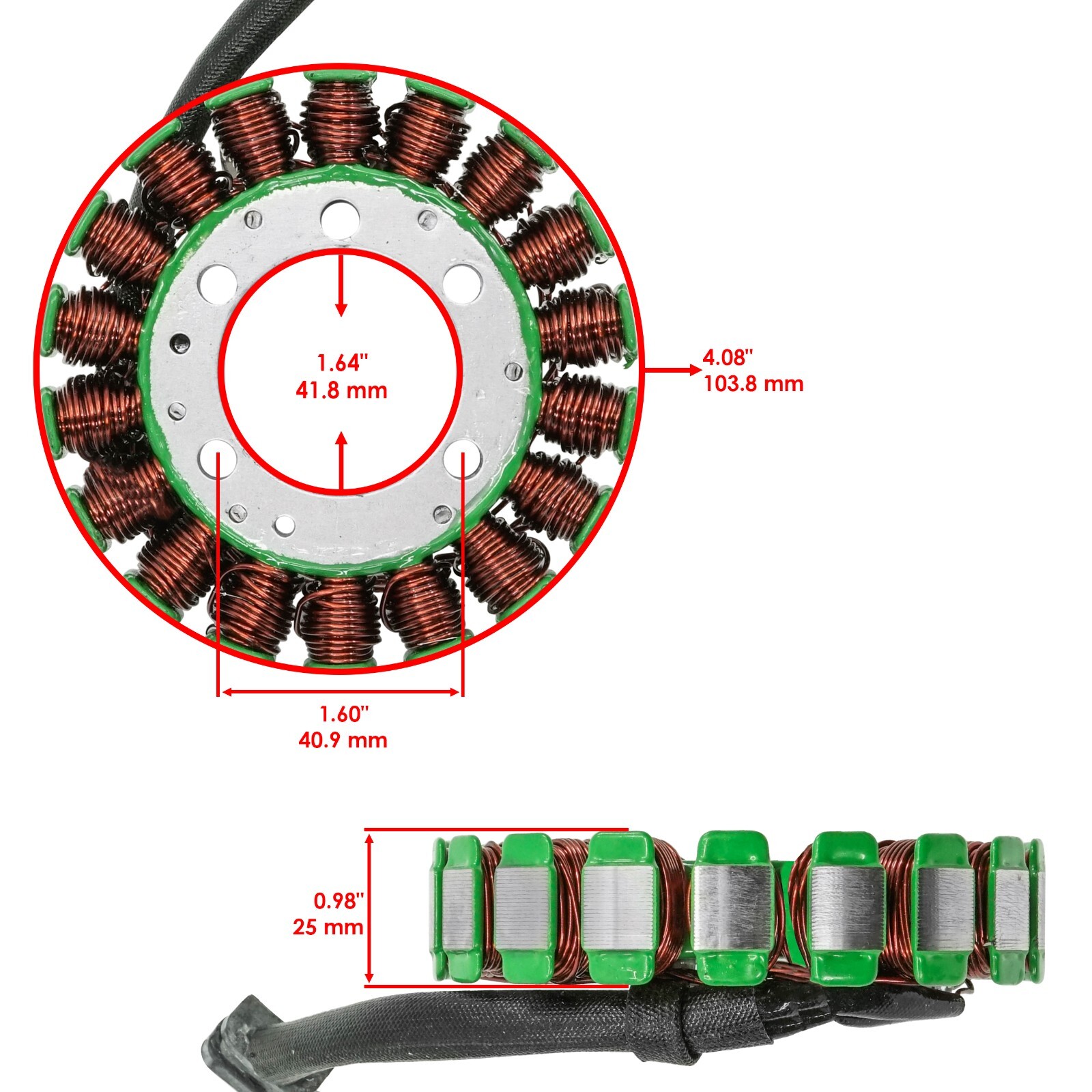 Stator & Gasket for Kawasaki Ninja ZX-6 ZX600 1990 1991 1992 1993 1994 1995-2002