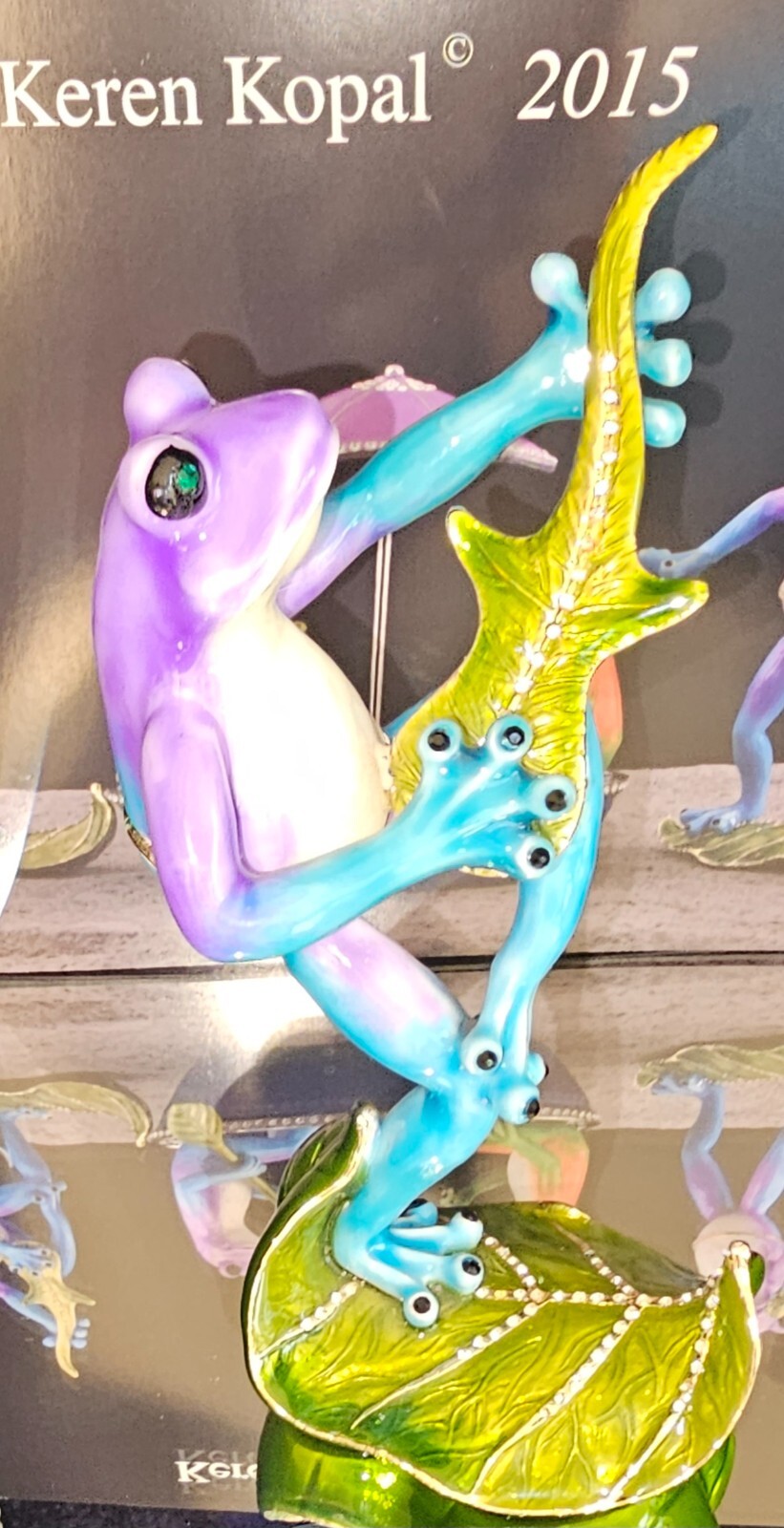 Keren Kopal Collectible Trinket Box 2016 Collection Guitar Playing Fro G3D