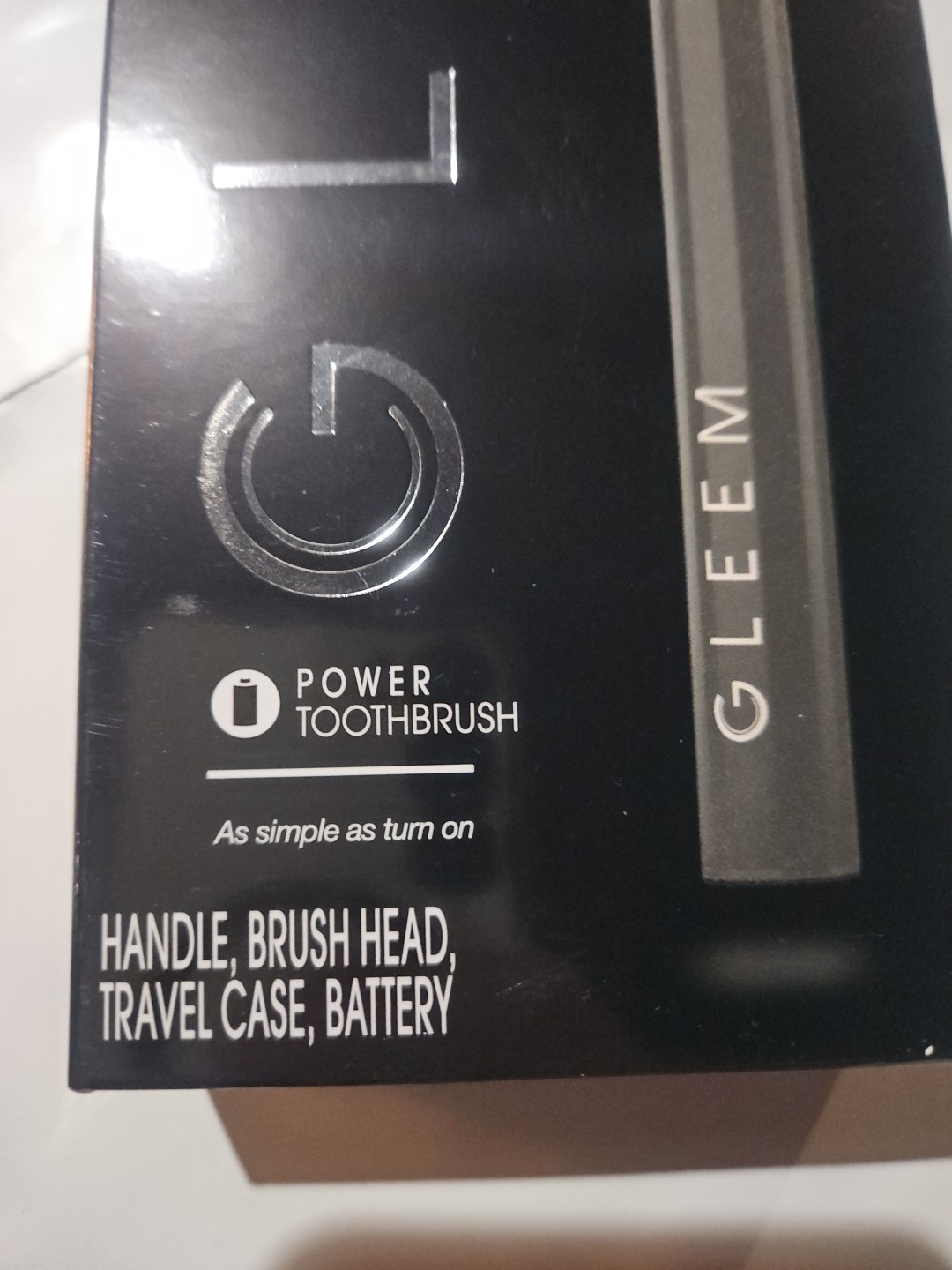Gleem Power Toothbrush Handle/brush Head/travel Case/battery New Sealed In Box