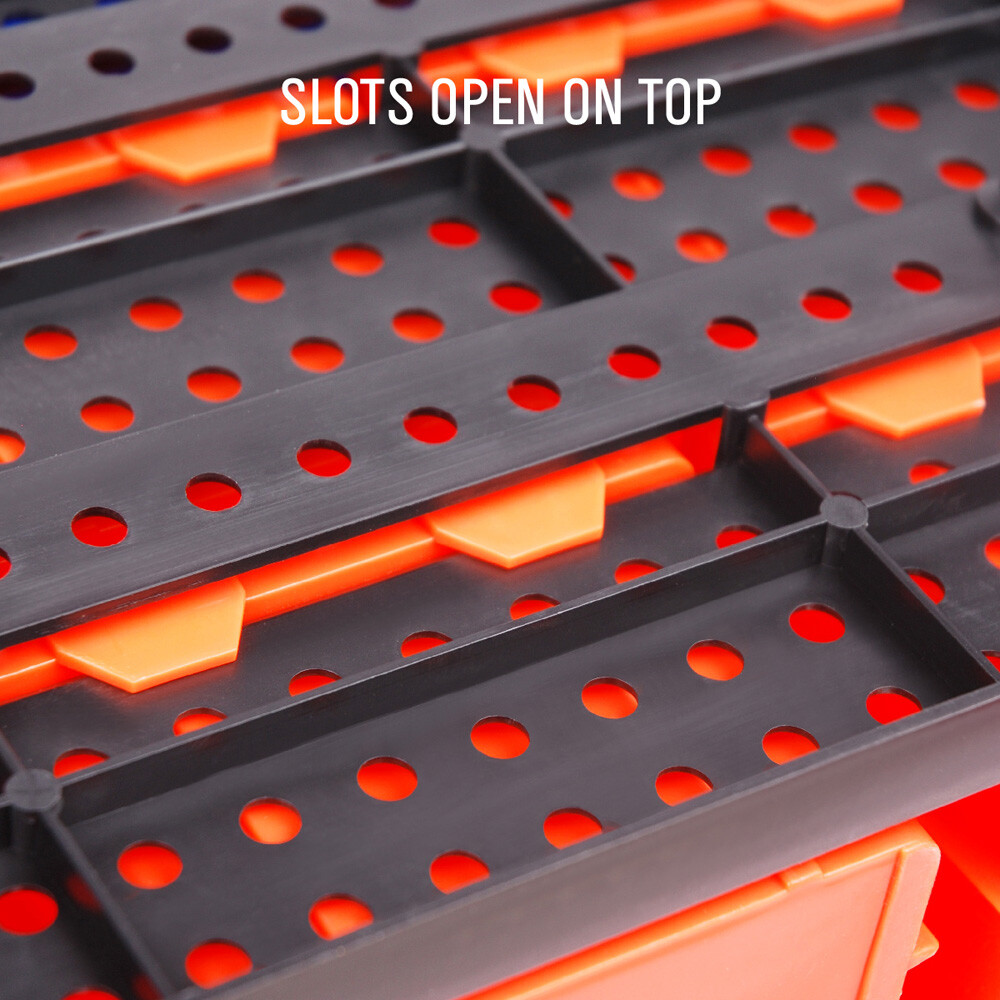 30 Bin Small Parts Organizer Garage Storage Wall Mounted Screws Bolts Nuts