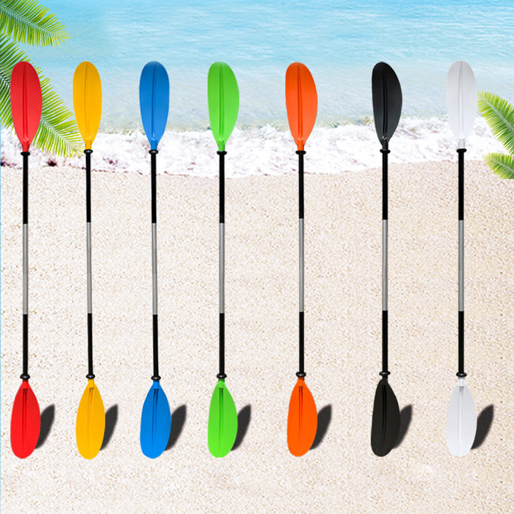 Double-Ended Kayak Paddle 220cm Detachable Lightweight Aluminum Canoe Afloat Oar