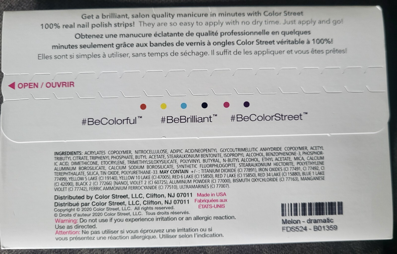 Color Street Nail Strips ~ M-Z ~ NAIL ART DESIGNS PATTERNS - Design ~ various