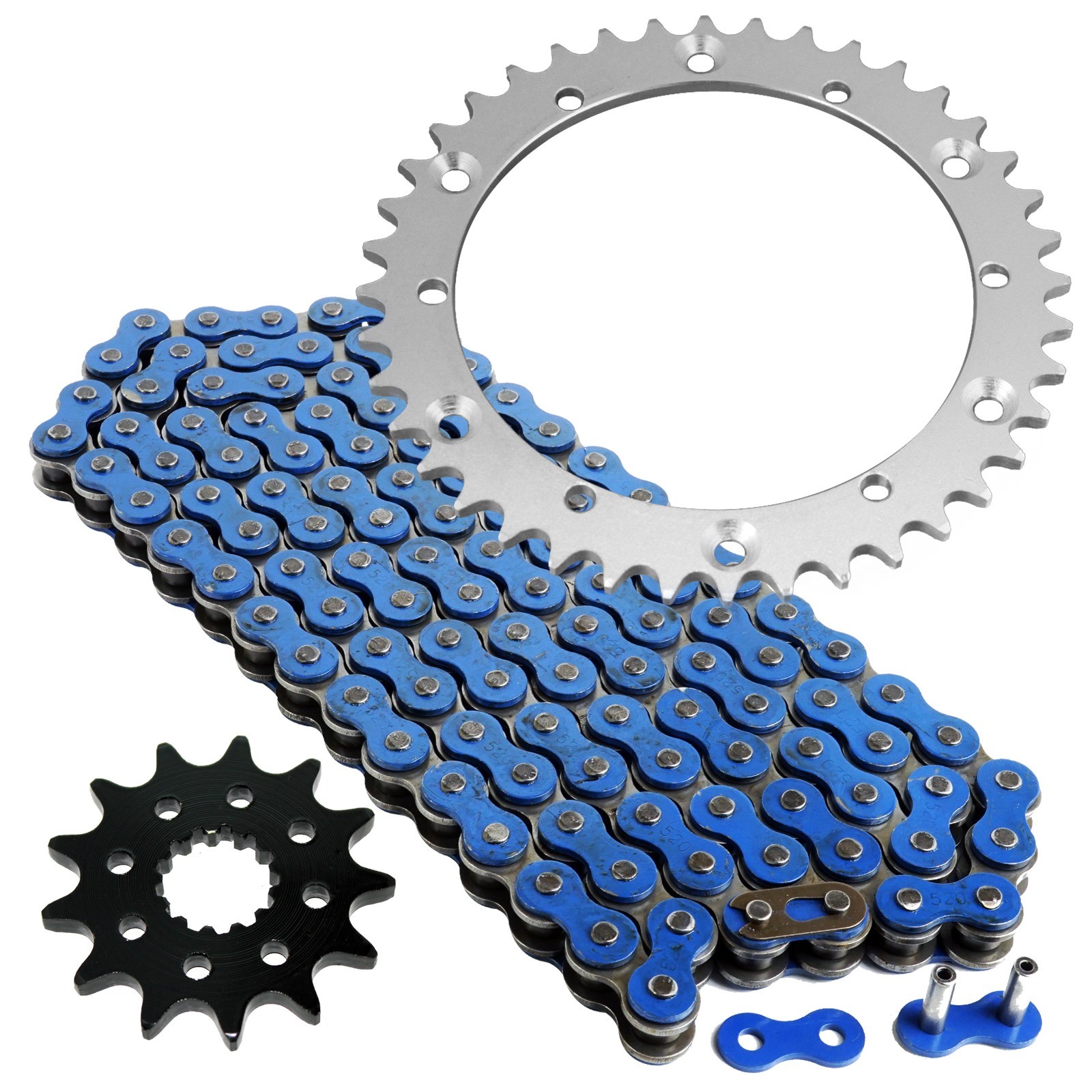 Blue Drive Chain And Sprockets Kit for Yamaha Raptor 660R YFM660R 2001-2005