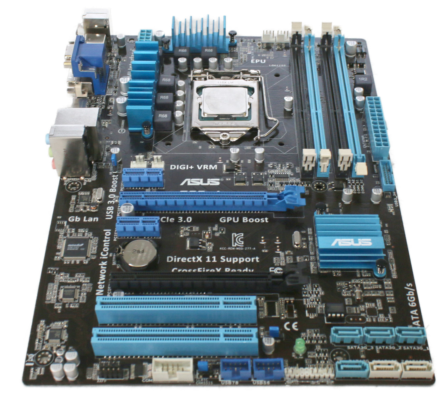ASUS Z77-A LGA 1155 ATX Motherboard w/ Intel Core i7-3770 | No RAM & IO Shield