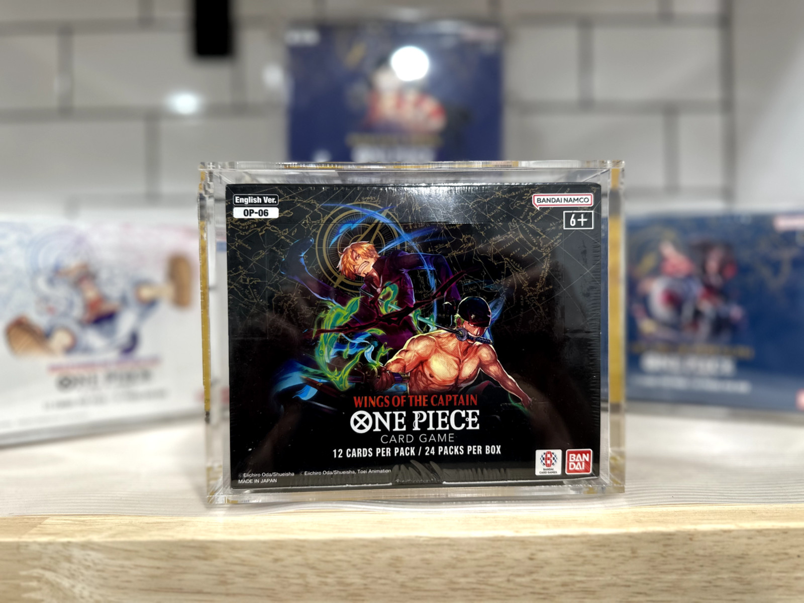 One Piece Booster Box Acrylic Case Magnetic Lid - UV Resistant - US seller