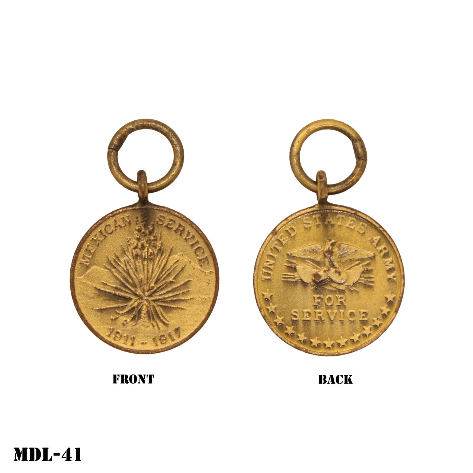 Miniature Medal ~ US Army Mexican Border Service ~ Medal Only, No Ribbon