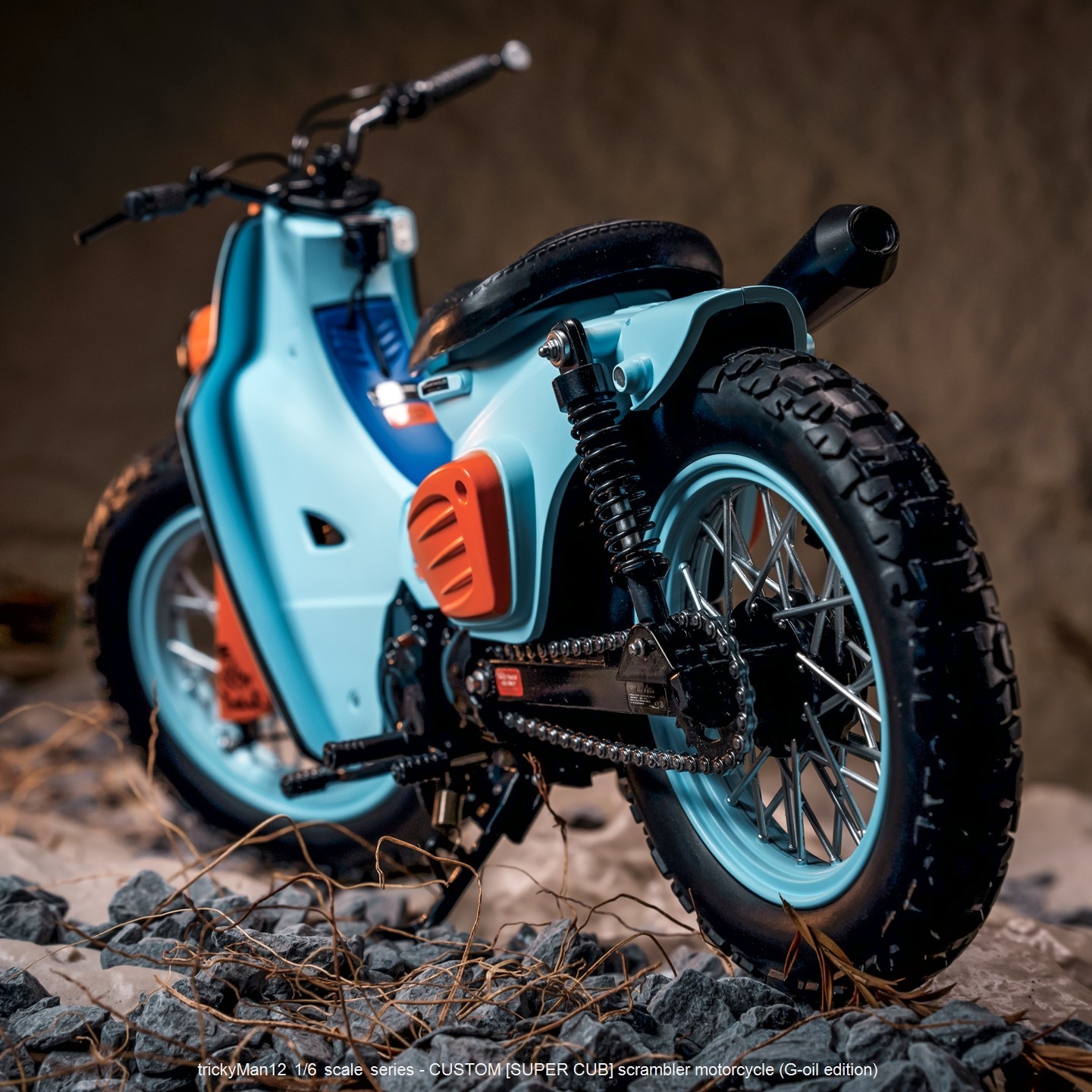 trickyMan12 1/6 [SUPER CUB] scrambler motorcycle CULF2