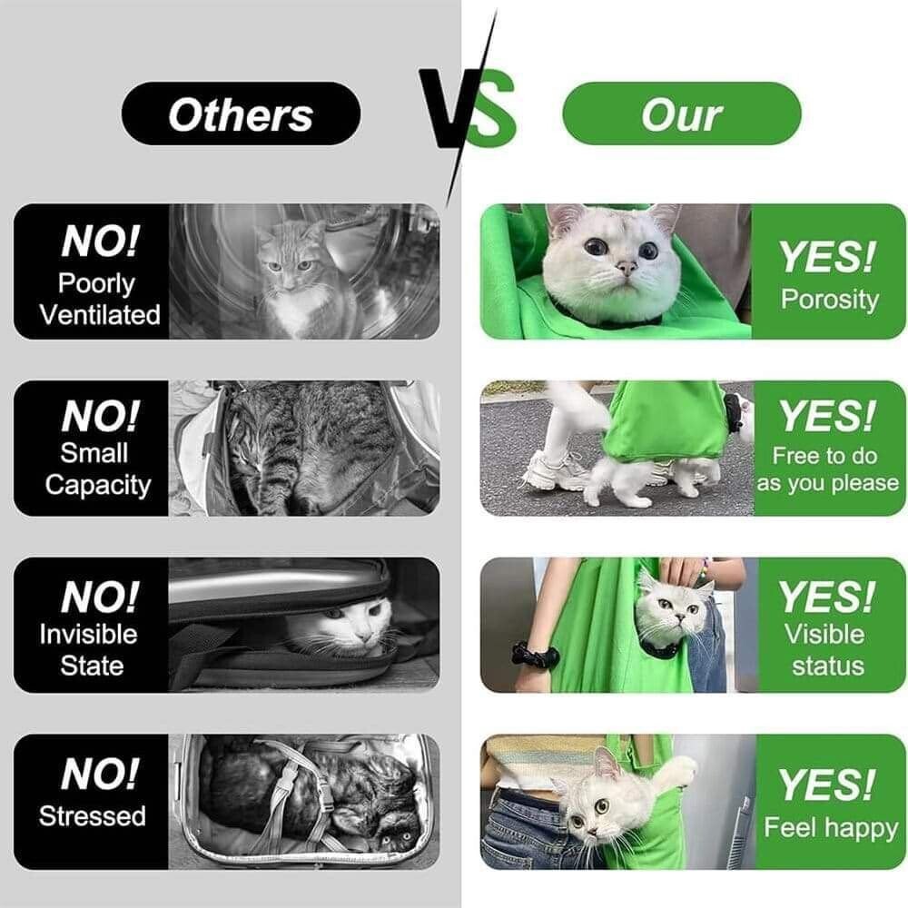 Cat and Dog Tote Bag Carrier Multifunctional Pet Backpack Exposed and Breathable