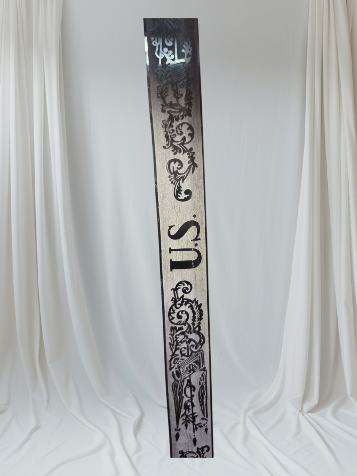 Decorative Brass Handle Naval Officer Dress Sword Replica – Ornate Guard,...